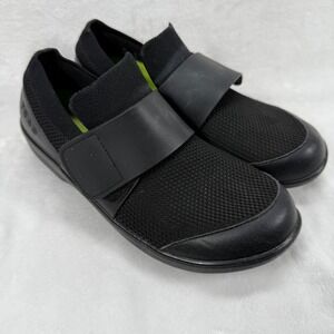 TRAQ By Alegria Qarma Walking Shoe Superfeet Insoles Black Mesh Size 38 US 7